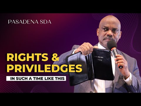 day 2 - RIGHTS & PRIVILEDGES || In Such a Time as This - Pasedena || Pr. Randy Skeete