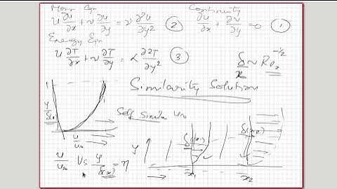 Lecture 5 Similarity Solution for laminar boundary layer equations