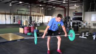 Two Part pausing clean pull- above and below knee