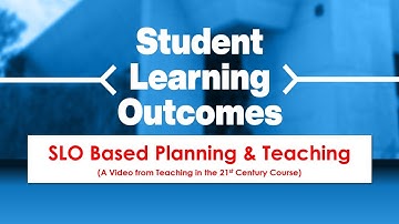 What are SLOs | Learning Outcomes based Teaching | Conceptual Teaching & Learning
