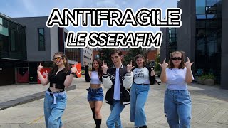 [KPOP IN PUBLIC] LE SSERAFIM (르세라핌) - ANTIFRAGILE Dance Cover | kwaveuol