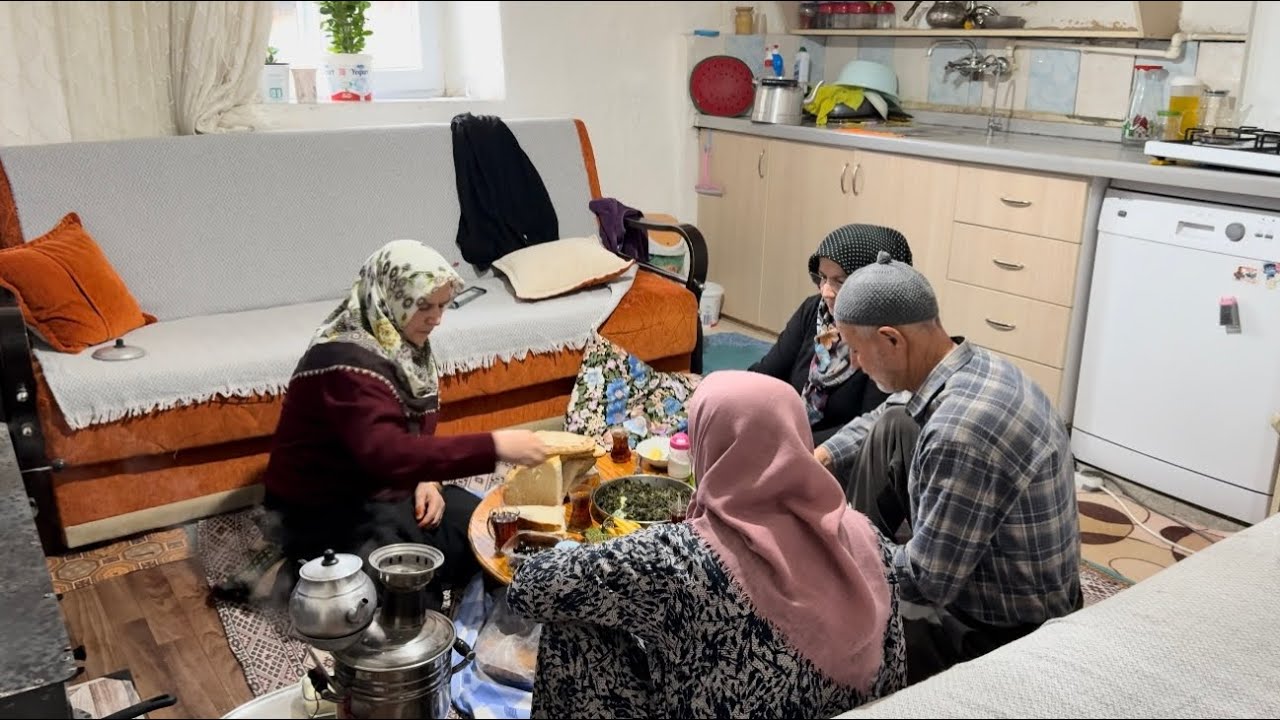 Köy hayatında akşam işleri ve ￼sabah köy kahvaltısı ￼