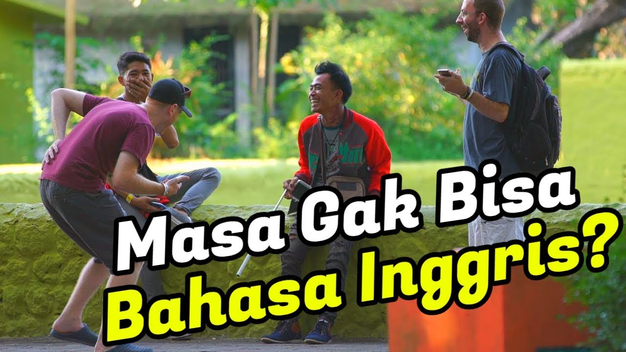 PRANK BULE GAK BISA BAHASA INGGRIS MINTA TOLONG ORANG YouTube