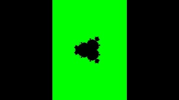 mandelbrot generalization greenscreen