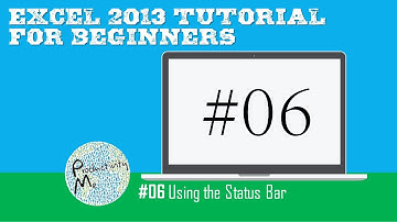 Using the Status Bar in Excel