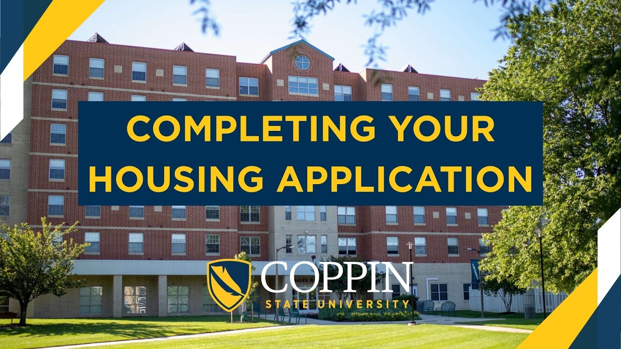 Completing Your Housing Application - YouTube