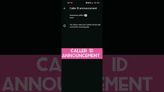 How to Make a Caller ID Announcement  #shorts screenshot 5