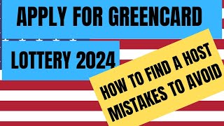 HOW TO FIND A HOST AFTER APPLYING FOR THE GREENCARD LOTTERY AND MISTAKES TO AVOID IN THE APPLICATION screenshot 2