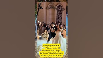 Resepsi pernikahan Vito Sinaga Dan Ivana #vitosinaga #ivana #pernikahan #viral #videoviral