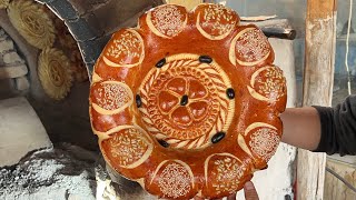Art Meets Fire: The Most Beautiful Bread Baked in a Tandoor 🔥🍞”