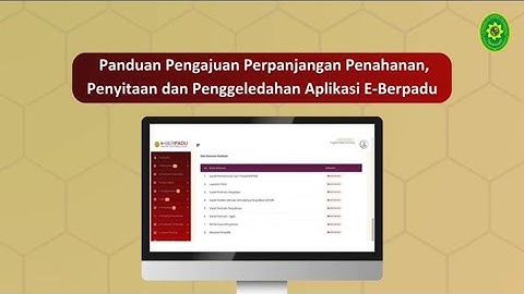 Panduan Pengajuan Perpanjangan Penahanan, Penyitaan dan Penggeledahan dari Aplikasi E-BERPADU