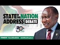 Debate on the state of the nation address 2024 day 1