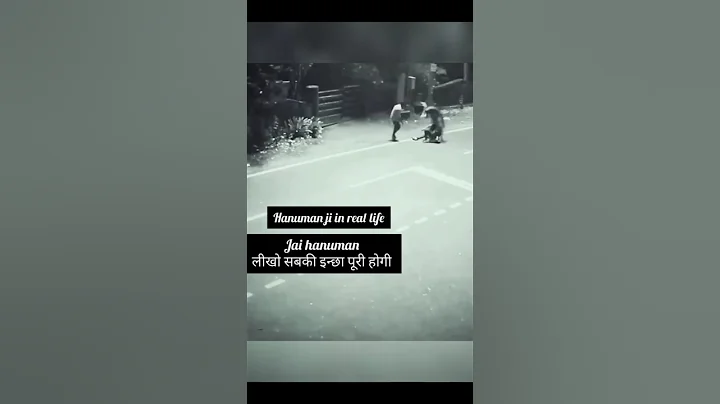 😲 Hanuman ji in Real Life #shorts #short #viral #hanuman