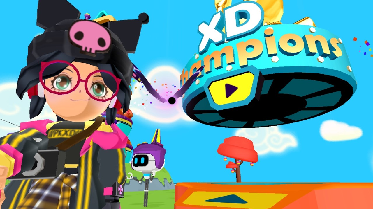 Playing XD champions in Lunar update 🏮| Vinie Playz |