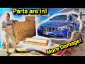 Rebuilding a WRECKED 2019 Mercedes C63AMG From COPART! (Part 3) PARTS ARE IN!! DAMAGED???