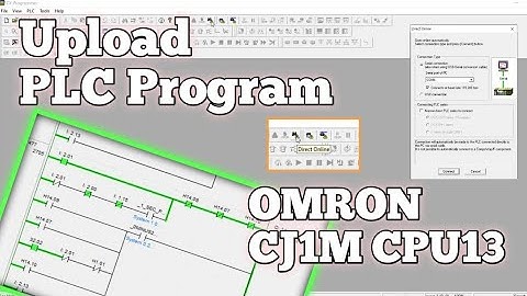 Upload Program PLC OMRON ( CJ1M CPU13)