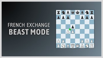 French Defense, Exchange Variation: In Beast Mode!