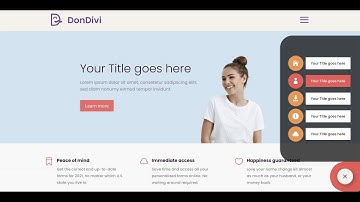 Create a Slide In Menu on Footer - DiviMenus