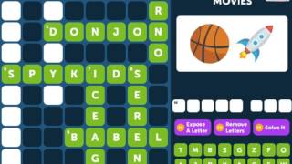 Crossword Quiz MOVIES Level 8 - Walkthrough