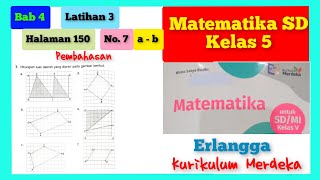 7 | 7. Hitunglah luas daerah yang diarsir pada gambar berikut. a | Latihan 3 Hal. 150 | Bangun Datar