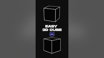 Use This Easy 3D Cube Effect in After Effects #tutorial