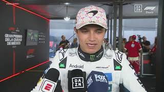 Lando Norris: Creo que los Ferrari me pueden complicar la vida | Entrevista Post Clasificación