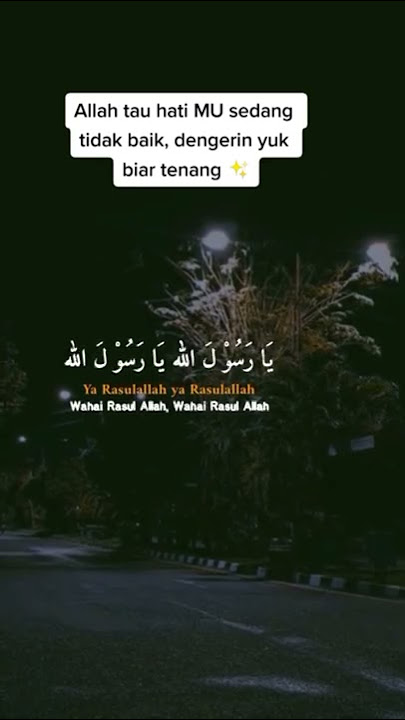 Sholawat menenangkan hati dan pikiran