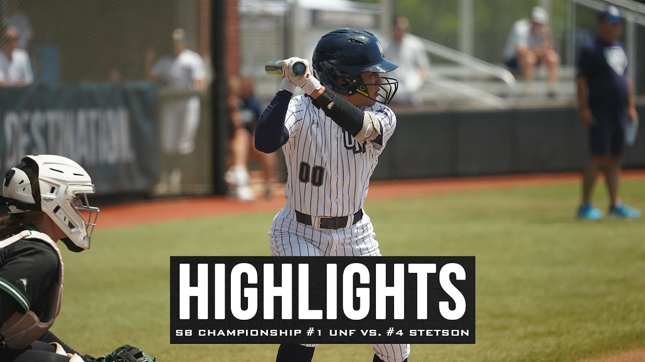Highlights: #1 North Florida vs. #4 Stetson, 2025 Softball Championship