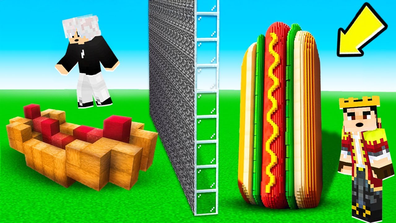 KO ZA 15 MINUTA NAPRAVI BOLJI HOT DOG U MINECRAFTU POBJEĐUJE!