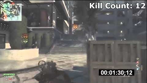 MW3│2 Min 30 Sec P90 MOAB + The Best Sensitivity For CoD!