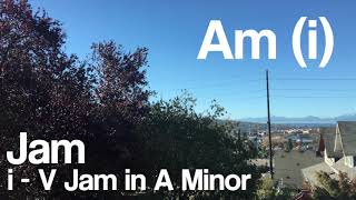 Video thumbnail of "A Minor Jam Track  i   V"