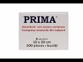 Comprese nesterile PRIMA PPSB 4 pliuri – Siguranță și absorbție optimă | Video 360°