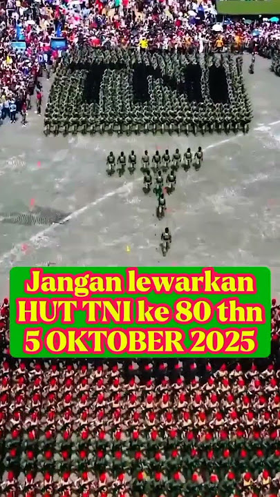 jangan lewatkan HUT TNI ke 80 thn 5 OKTOBER #tniad #prajurittni #military #fyp