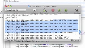 Objective-C Tutorial - Lesson 23: Part 2: Coding the NSMutable Array