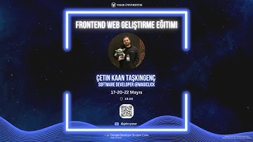 Frontend Web Geliştirme Eğitimi