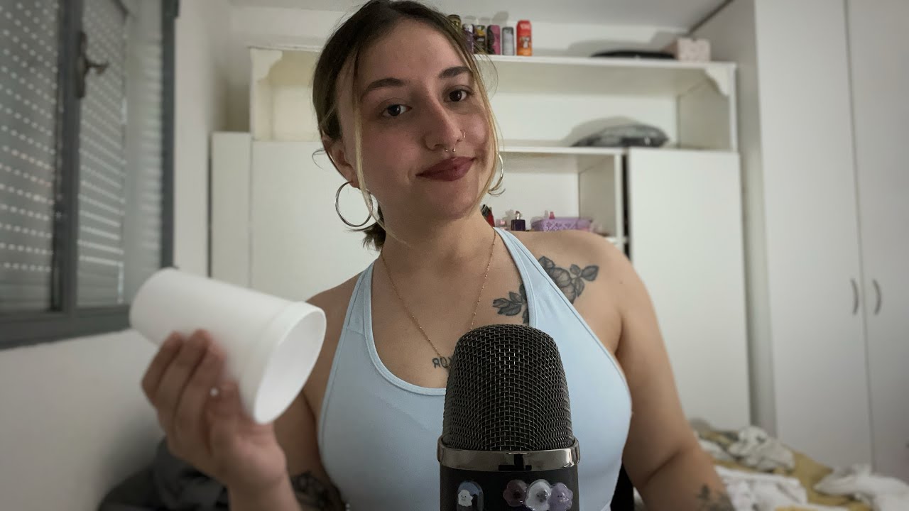 ASMR Sonidos cosquillosos y Relajantes (Tapping, Mouth sounds) 