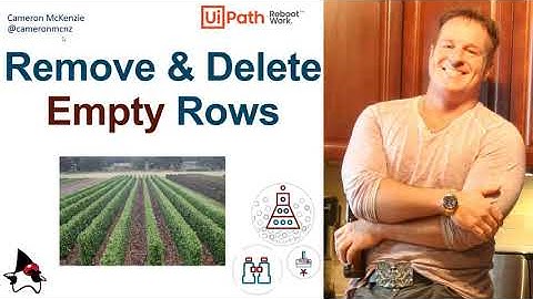 UiPath Remove or Delete Empty Rows Example