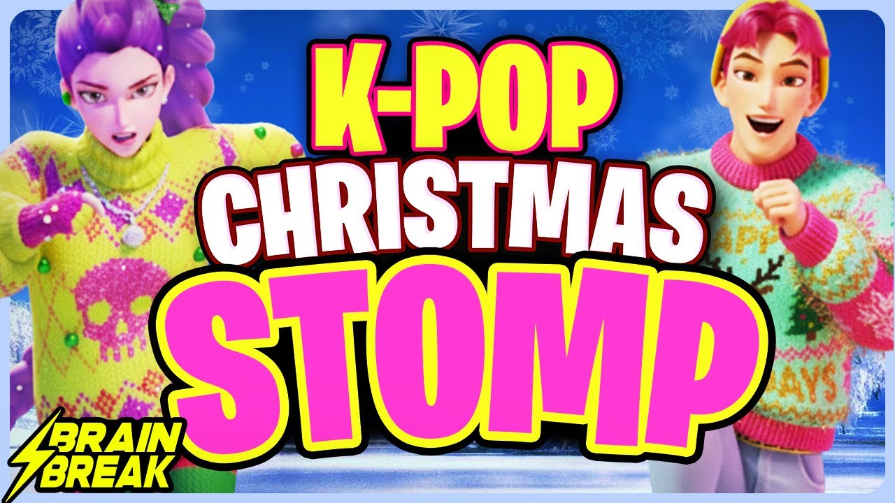 K-Pop Christmas Stomp ⚡️ Christmas Brain Break for Kids ⚡️ Danny ...