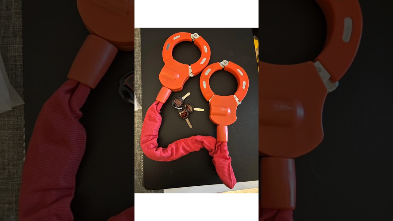 Das sicherste Schloss für Roller und Fahrräder! | Langlebig, praktisch, stilvoll..