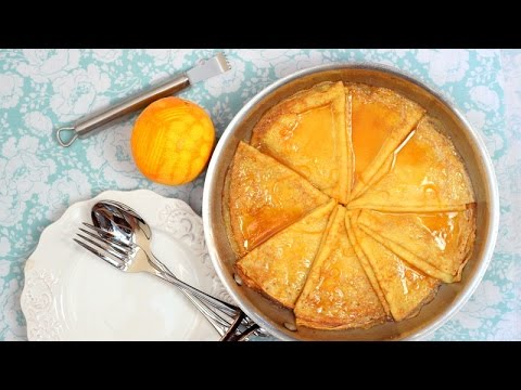 Video: Recipe: Pancakes With Orange Sauce On RussianFood.com