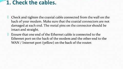 How do I fix the blinking Online Spectrum?