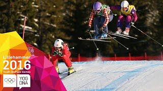 Freestyle Skiing - Ski Cross - Full Replay | Lillehammer 2016 Youth Olympic Games