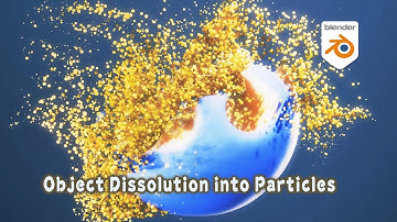 [Tut] Object Dissolution into Particles - Blender Geometry Nodes Simulation 4.0