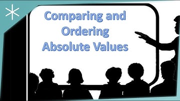 Comparing and Ordering Absolute Values