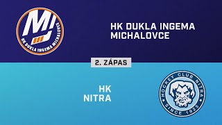 2. zápas semifinále play-off Michalovce - Nitra 2:8 (HIGHLIGHTY)