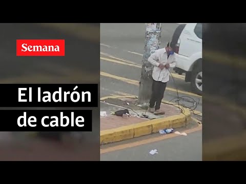 Ciudadano extranjero se dedicaba a robar cables en Bucaramanga | Semana Noticia