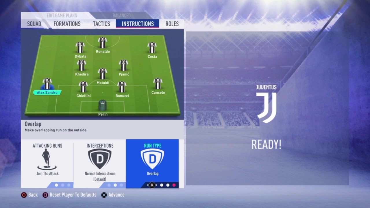 Fifa 19 Juventus Review Best Formation Best Tactics And Instructions