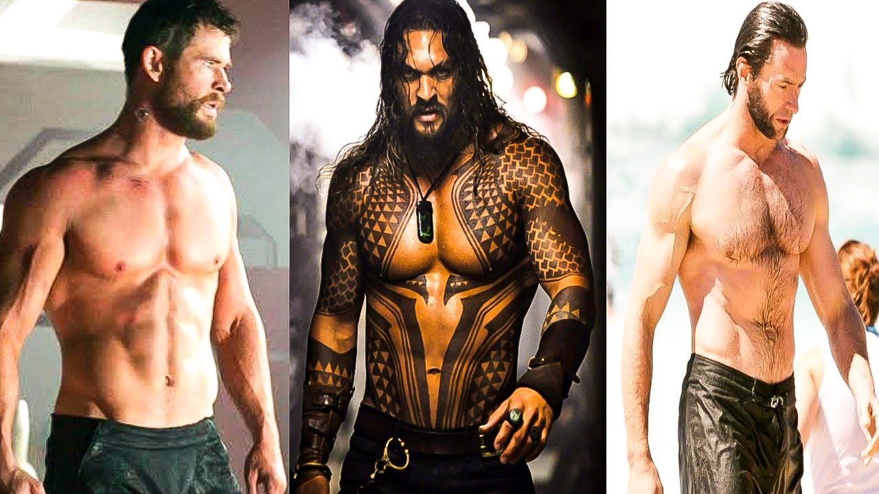 Thor Vs Aquaman Vs X Men Workout Chris Hemsworth Vs Jason Momoa Vs Hugh Jackman Youtube
