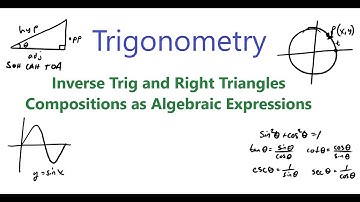 Inverse Trigonometric Functions and Right Triangles Writing Compositions as Algebraic Expressions
