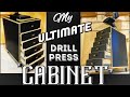 DIY Drill Press Storage Cabinet | A Glimpse Inside How To